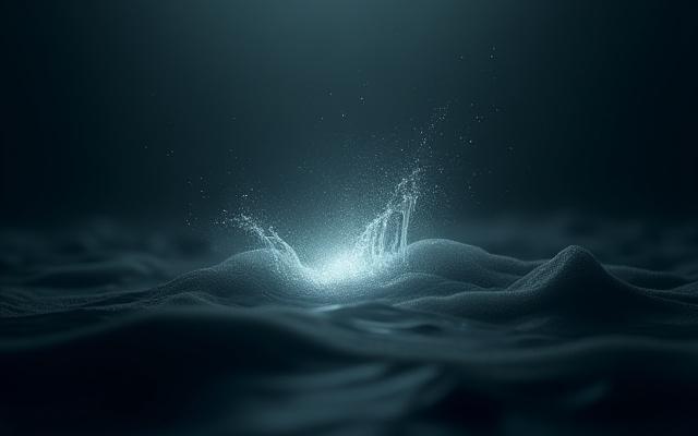 Abstract depiction of sound waves causing stress and anxiety.